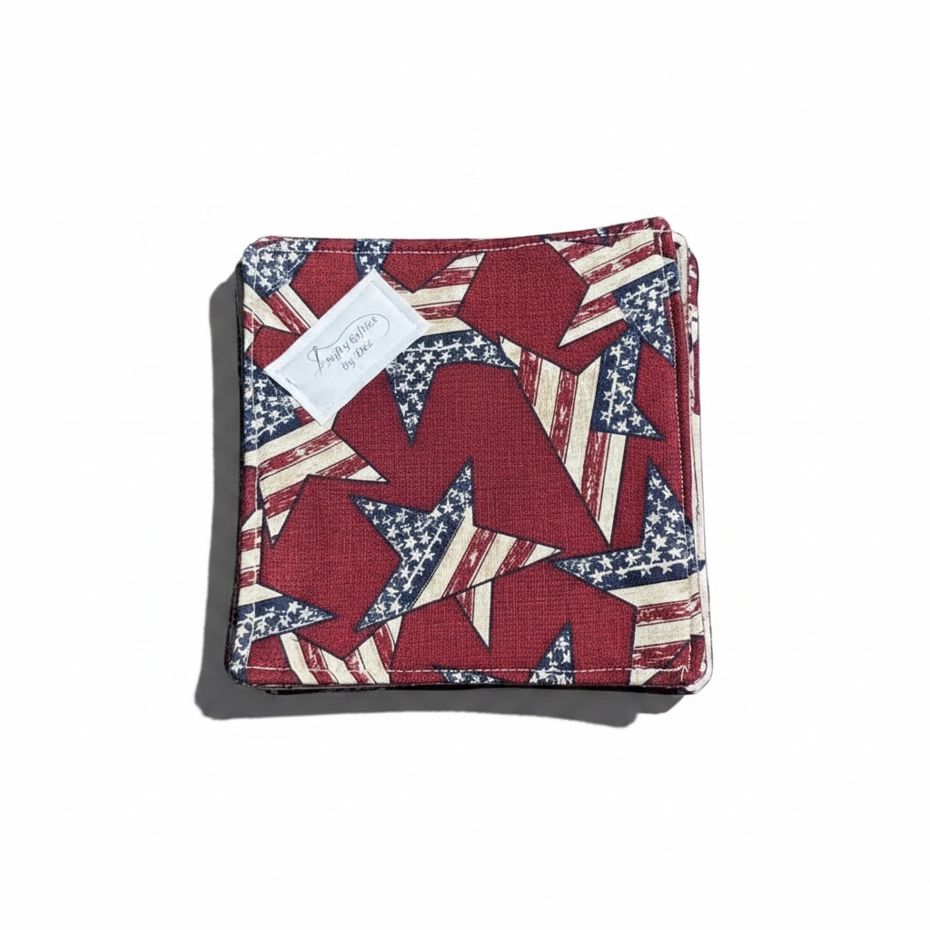 Fourth of July Cozies and Coasters